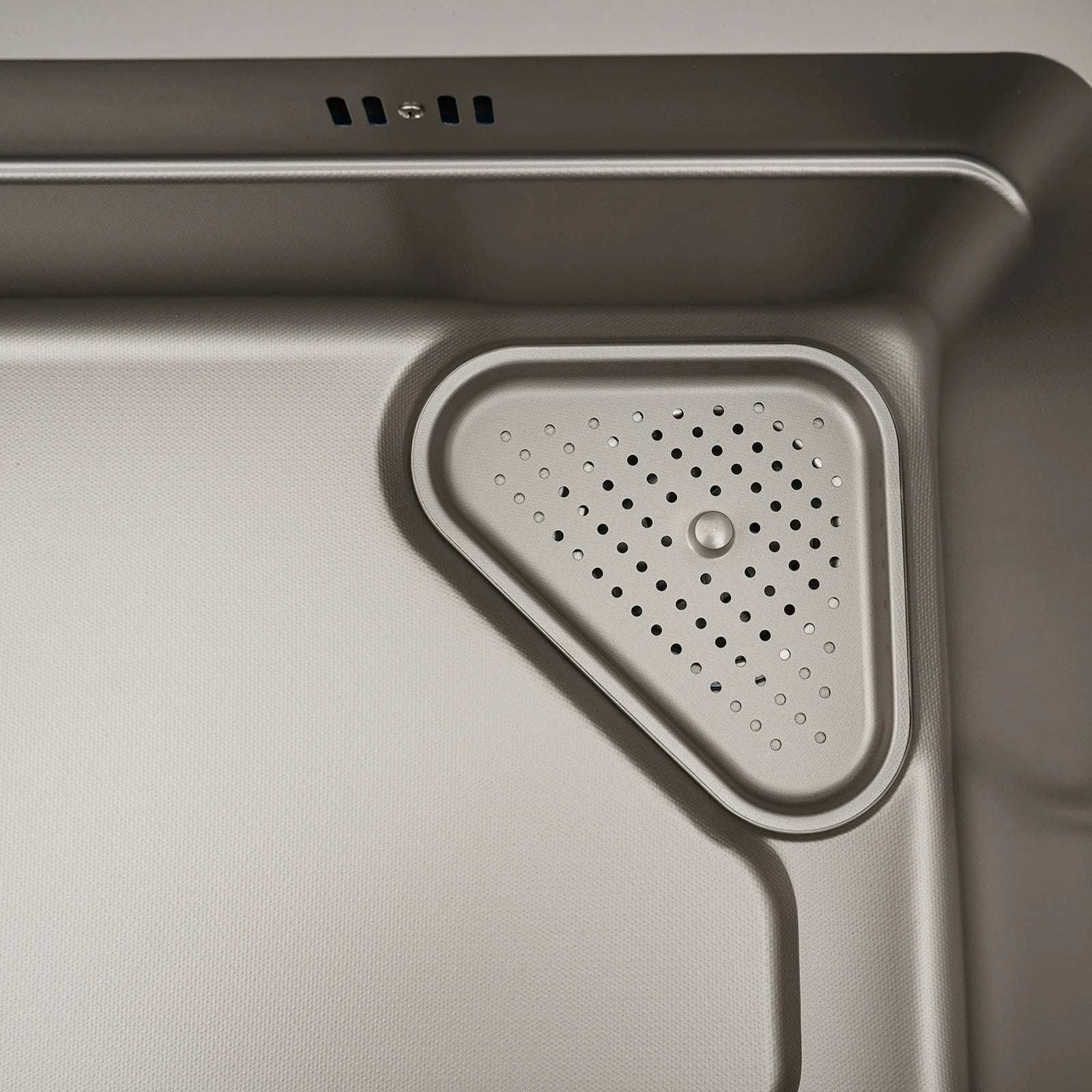 Stainless Steel Sink Low Noise Modern Kitchen Sink with Anti-Overflow Hole Easy to Clean Kitchen Facilities